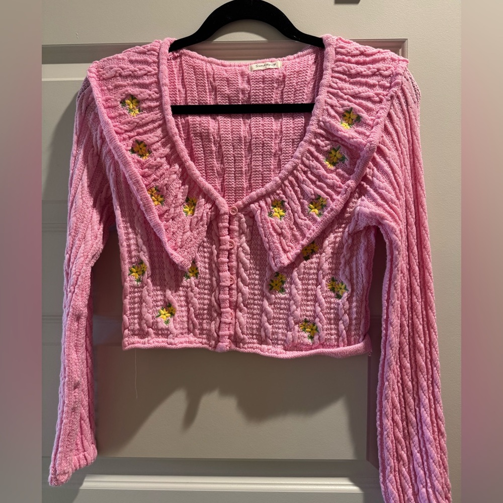 Pink sweater